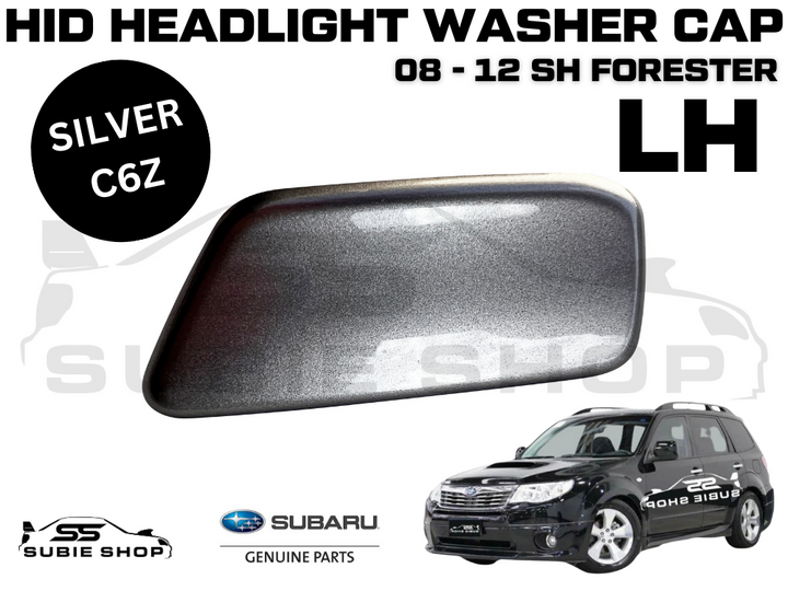 New Genuine Headlight Silver C6Z Washer Cap Cover 08 - 12 Subaru Forester SH LH