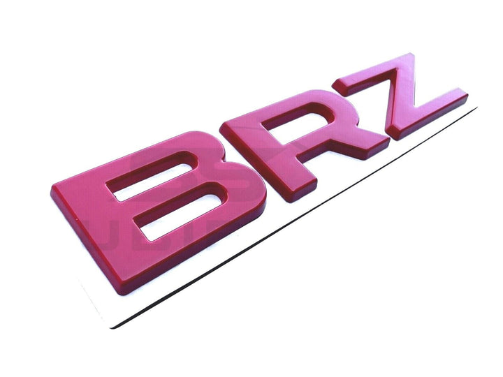 Metal 'BRZ' Rear Tailgate 3D Boot Decal Badge Emblem For 12 - 23 Subaru BRZ