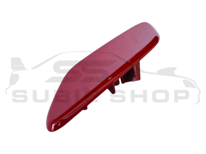 New Genuine Headlight Washer Cap Cover 08 - 10 Subaru Impreza G3 WRX STi LH Red