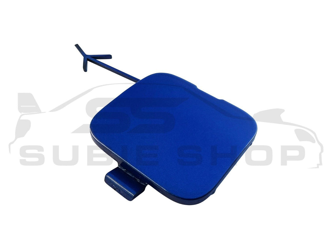 GENUINE Subaru VA WRX Sti 2015 - 21 Rear Bumper Bar Tow Hook Cap Cover Blue K7X