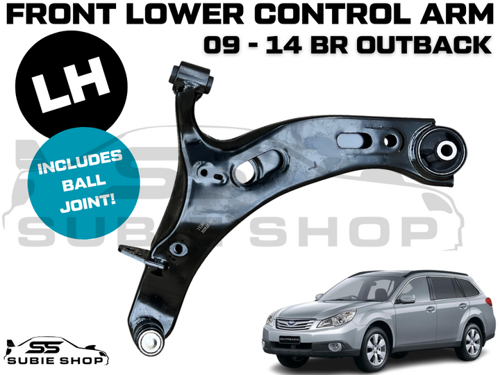 Front Lower Control Arm Left Passenger LH Bush for 09 - 14 Subaru Outback BR