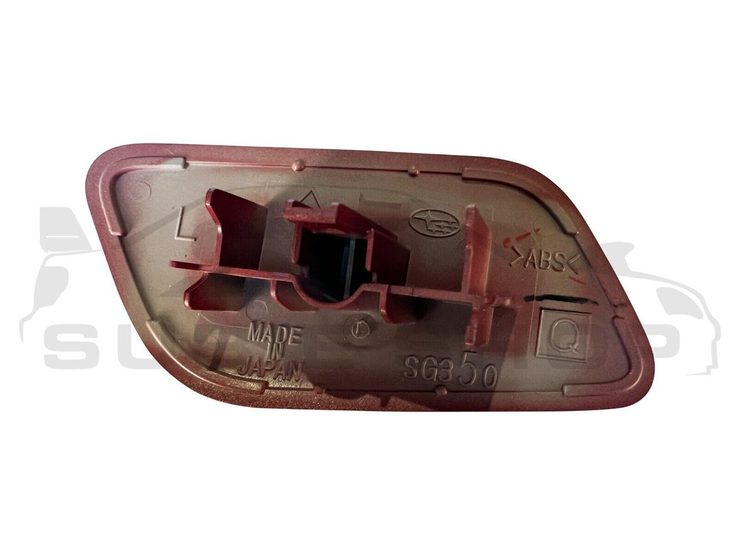 Genuine Headlight Washer Cap Cover 2016 - 18 Subaru Forester SJ XT Left Red H2Q