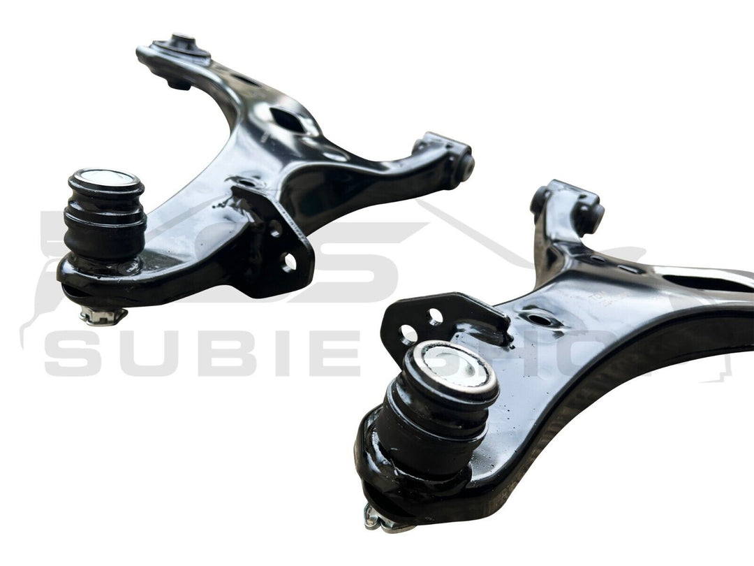 Front Lower Control Arms Pair Left Right Set Bush for 09 - 14 Subaru Outback BR