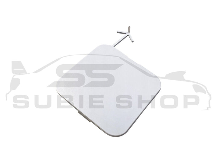 GENUINE Subaru Impreza 2012-16 GP GJ Rear Bumper Bar Tow Hook Cap Cover White K1