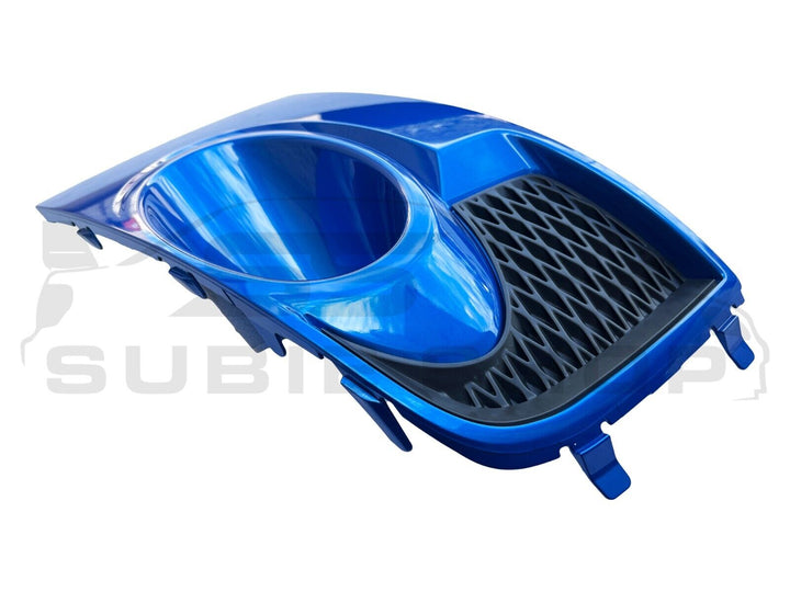 Genuine Subaru Impreza 11-14 WRX STi Fog Light Bezel Cover Surround Blue 02C LH