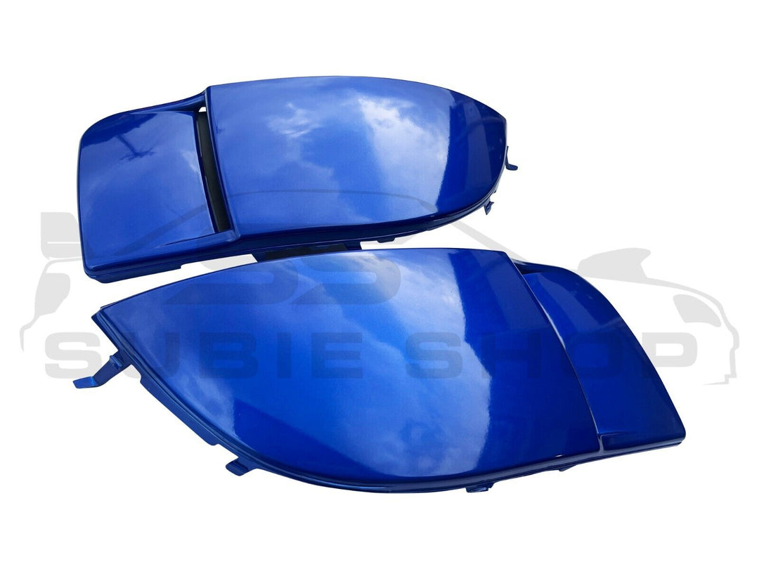 Front Bumper Bar Fog Light Covers For 03 - 05 Subaru Impreza WRX STi Blobeye GD