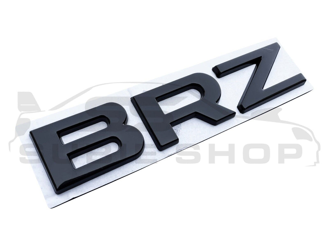 Metal 'BRZ' Rear Tailgate 3D Boot Decal Badge Emblem For 12 - 23 Subaru BRZ