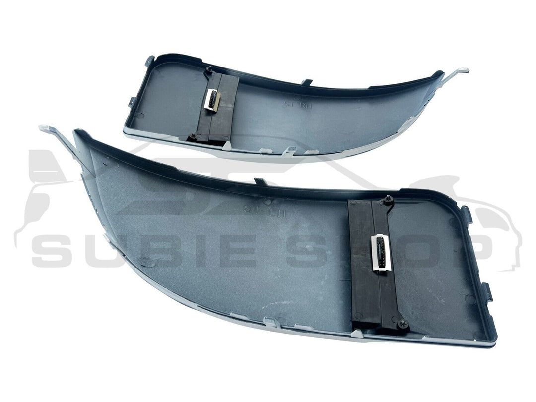 Front Bumper Bar Fog Light Covers For 03 - 05 Subaru Impreza WRX STi Blobeye GD