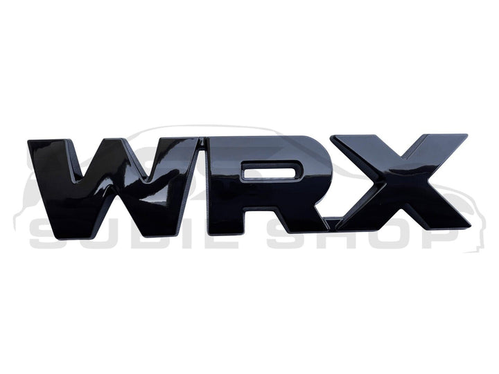 Metal 'WRX' Rear Tailgate / Hatch Decal Badge Emblem For Subaru Impreza WRX STi