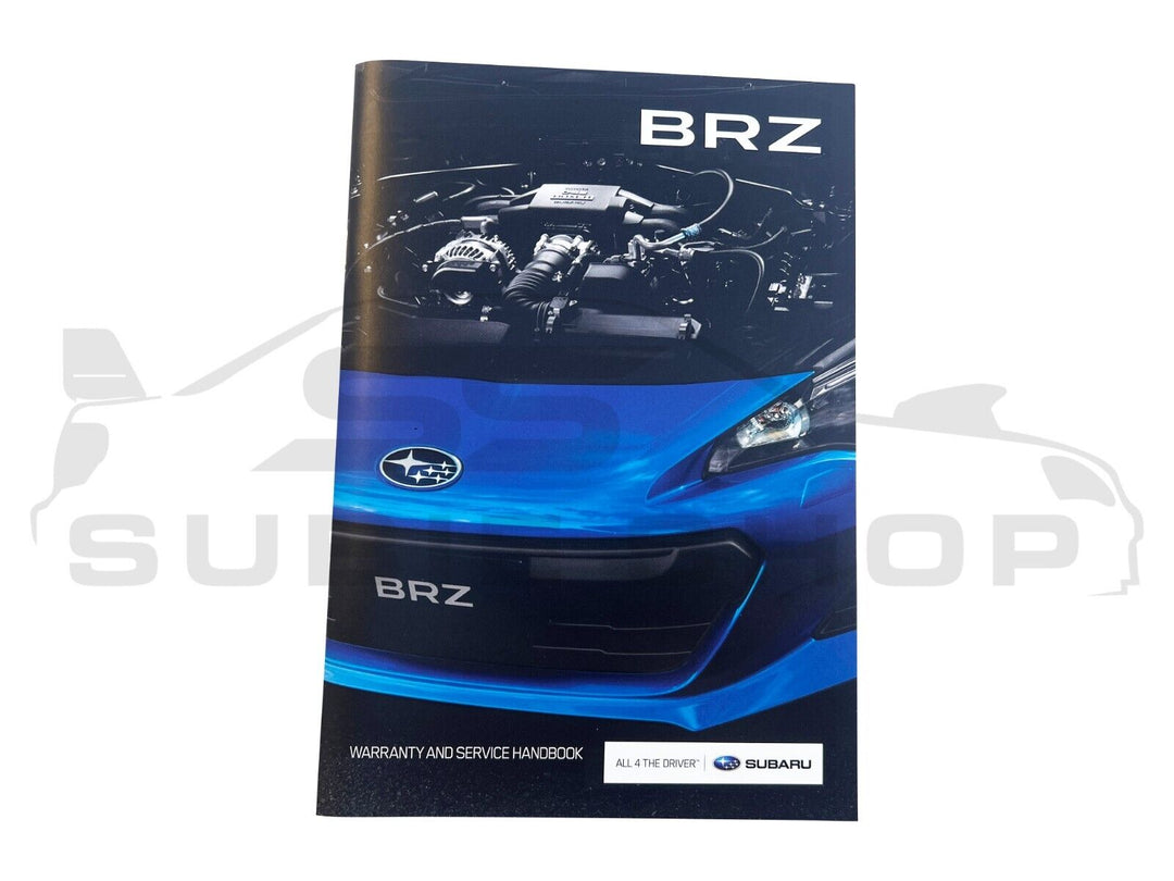 GENUINE Subaru BRZ 12-16 Factory Owners Manual Log Service Book Wallet Set Pouch