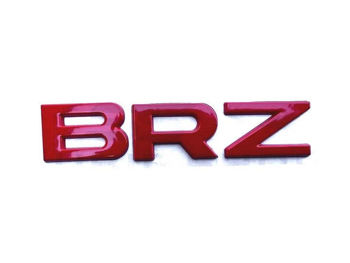 Metal 'BRZ' Rear Tailgate 3D Boot Decal Badge Emblem For 12 - 23 Subaru BRZ