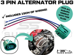 3 Pin Alternator Regulator Green Plug For Subaru Impreza WRX Forester Liberty XV