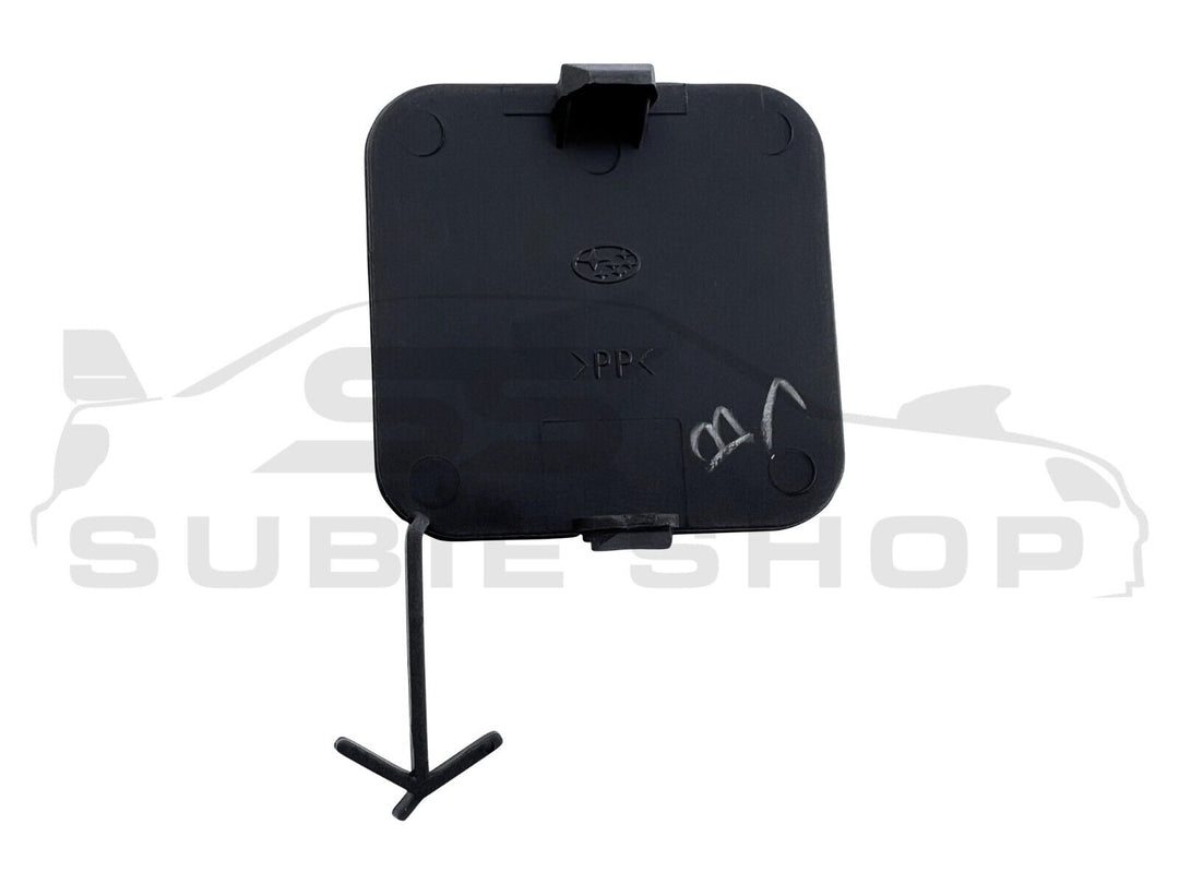 GENUINE Subaru Impreza G3 WRX STi 08-14 Rear Bumper Bar Tow Hook Cap Cover Black