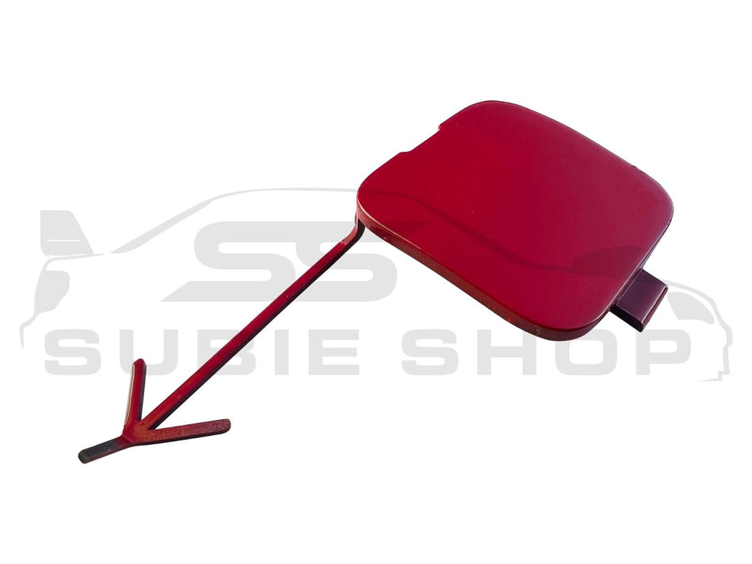 GENUINE Subaru VA WRX Sti 2015 -21 Rear Bumper Bar Tow Hook Cap Cover Red C7P