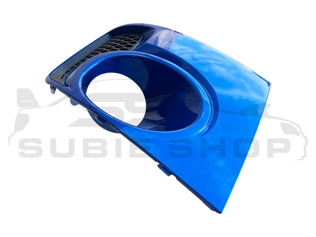 Genuine Subaru Impreza 11-14 WRX STi Fog Light Bezel Cover Surround Blue 02C RH