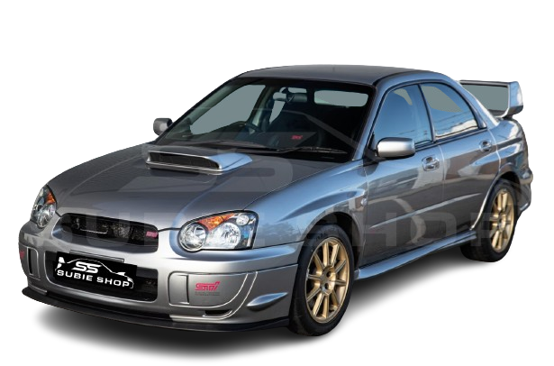 Genuine Subaru Impreza WRX Blob STi 03 - 05 Fog Light Covers Surround Silver 01G