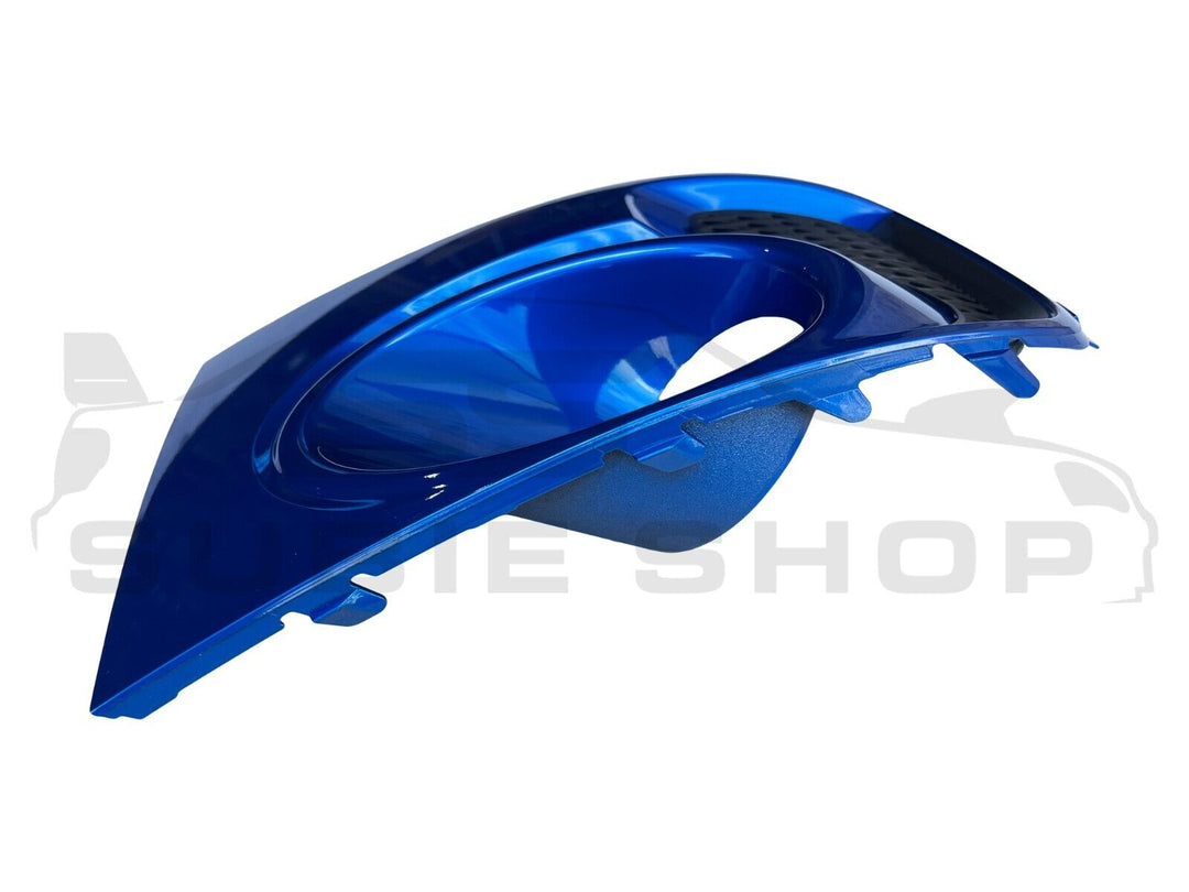 Genuine Subaru Impreza 11-14 WRX STi Fog Light Bezel Cover Surround Blue 02C LH