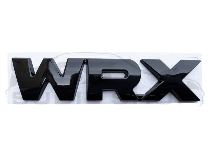 Metal 'WRX' Rear Tailgate / Hatch Decal Badge Emblem For Subaru Impreza WRX STi