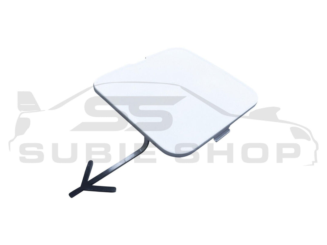 GENUINE Subaru Liberty Wagon 09 -14 Rear Bumper Bar Tow Hook Cap Cover White K1X