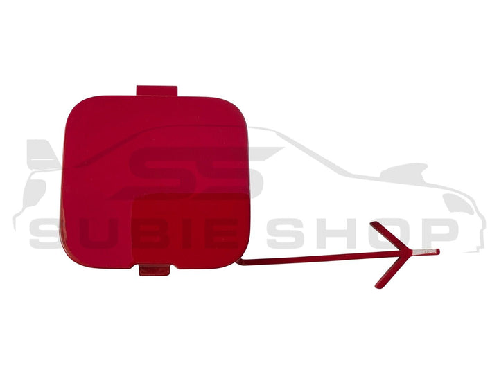 GENUINE Subaru VA WRX Sti 2015 -21 Rear Bumper Bar Tow Hook Cap Cover Red Light