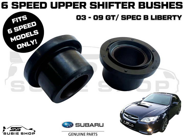 GENUINE Subaru Liberty Gen 4 6 Speed 03-09 Gear Shifter Knuckle Top Joint Bushes