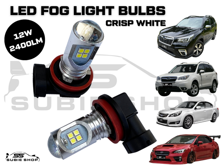 2 X LED Fog Light Bulb Lamp Kit For 09 - 21 Subaru Impreza WRX Liberty Forester