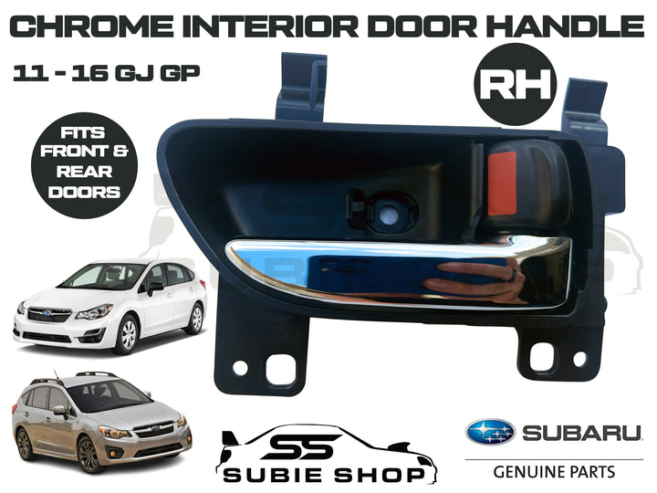 NEW GENUINE Subaru Impreza GP GJ 11 - 16 Interior Door Handle Front & Rear Right