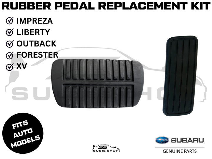 GENUINE Subaru Impreza Forester Liberty XV Brake Accelerator Rubber Pedal Covers