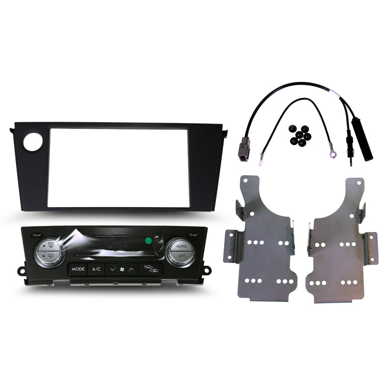 Double Din Fascia Stereo Head Unit Kit for Subaru Liberty Outback Gen 4 03 - 09