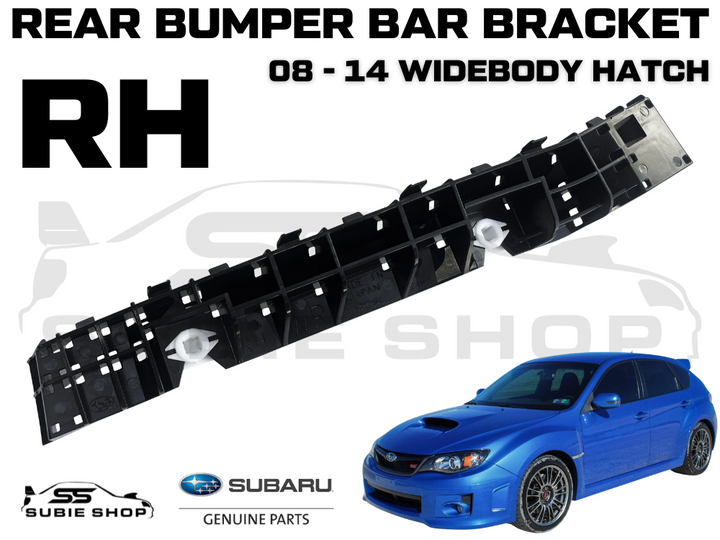 GENUINE Subaru Impreza G3 WRX STi 08 - 14 Wide Rear Bumper Bar Bracket RH Hatch