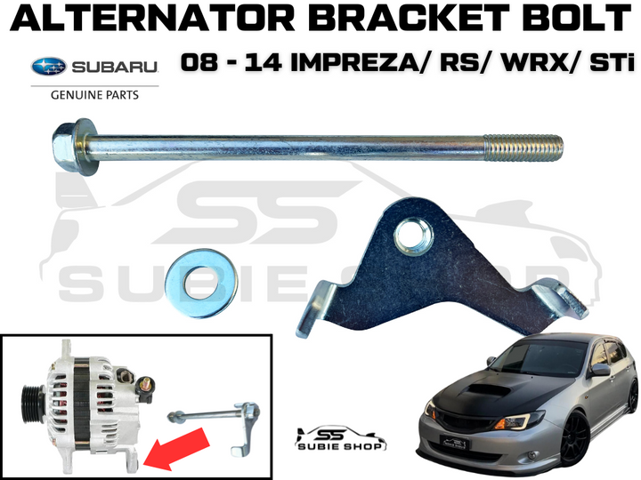 Subaru Impreza WRX GH G3 STi 08 - 14 Turbo RS Alternator Bracket Bolt Tensioner