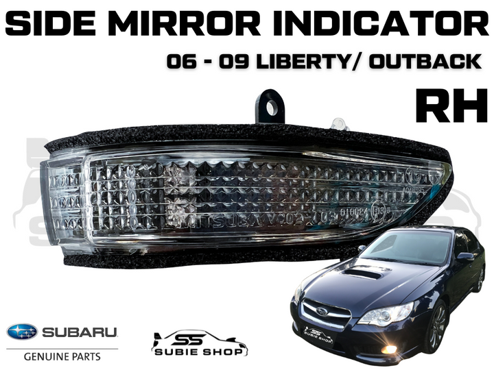 New Genuine Subaru Liberty Outback 06 - 09 Side Mirror Indicator Light Right R