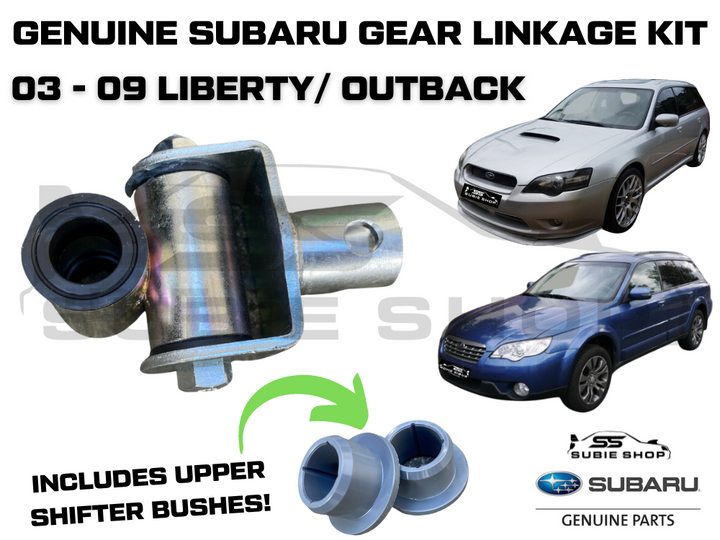 GENUINE Subaru Liberty Gen 4 Outback 03 - 09 Gear Shifter Knuckle Joint Bushes