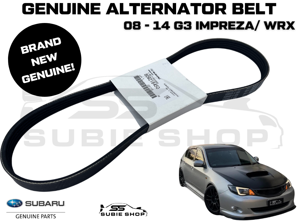 New Genuine OEM Subaru Impreza WRX G3 EJ255 Turbo 2008 - 2014 Alternator Belt