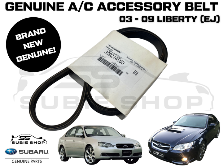 New Genuine OEM Subaru Liberty Gen 4 EJ 2003 - 2009 AC Air Con Conditioning Belt