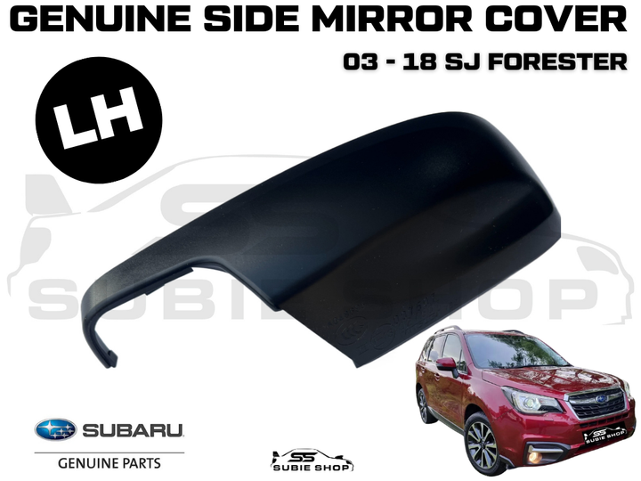 Genuine Subaru Forester SJ 2013 - 18 Left Passenger Side Mirror Cover Trim Panel