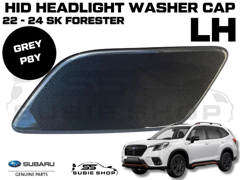 New Genuine Subaru Forester SK Headlight Washer Cap Cover 22 - 24 Left Grey P8Y