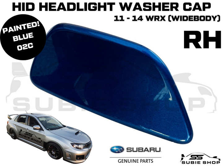 New Genuine Headlight Blue Washer Cap Cover 11 - 14 Subaru Impreza G3 WRX STi RH