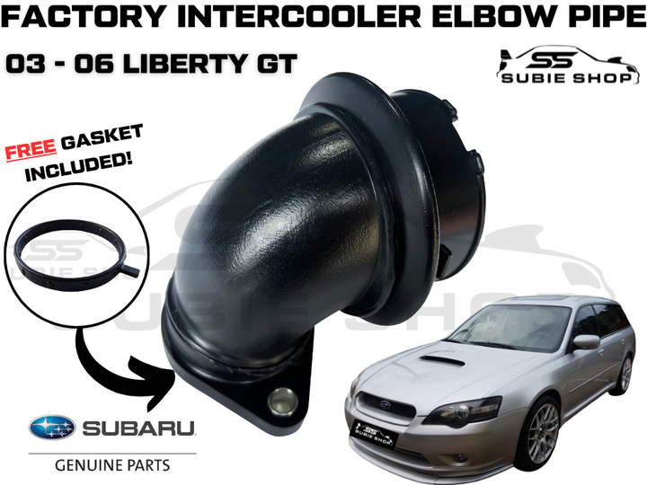 GENUINE Subaru Liberty GT Gen4 03-06 Factory Turbo Intercooler Elbow Pipe Bend