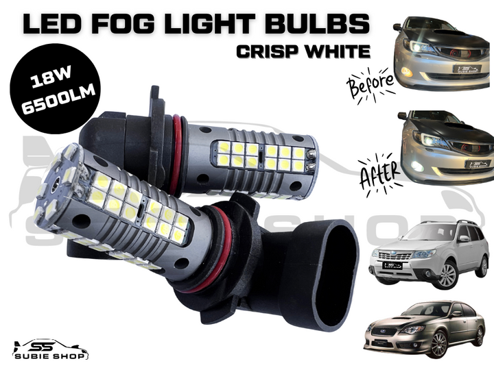 2 X LED Fog Light Bulb Lamp Kit For 06 - 14 Subaru Impreza WRX Liberty Forester