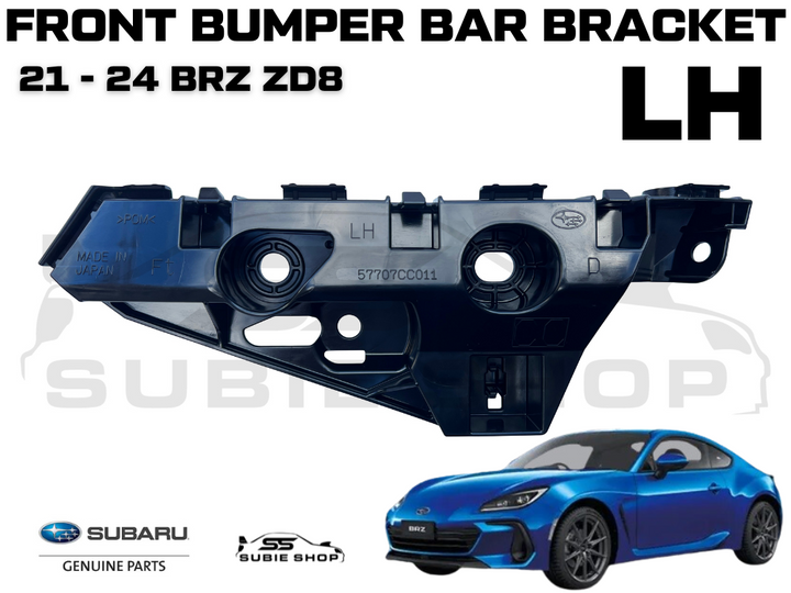 New GENUINE OEM Subaru BRZ 2021 - 24 Front Bumper Bar Bracket Slider Left LH L