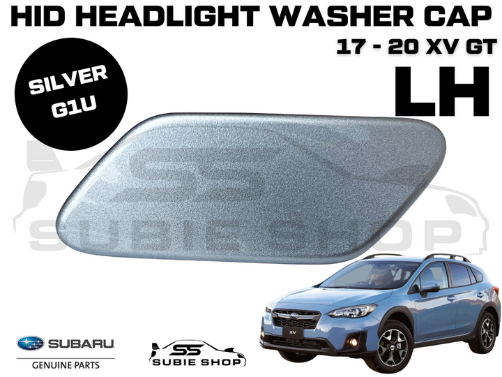 New GENUINE Subaru XV GT 17-20 Headlight Bumper Washer Cap Cover Left Silver G1U