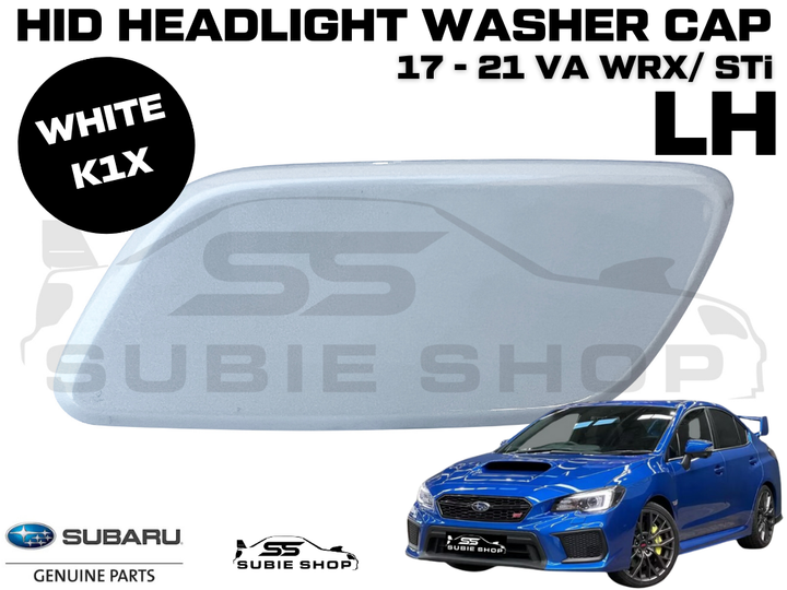 New Genuine Headlight White Washer Cap Cover 17-21 Subaru Impreza VA WRX STi LH