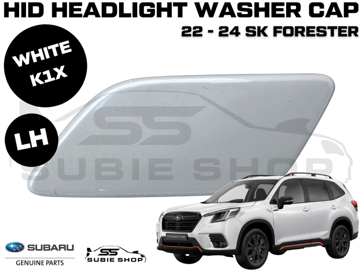 New Genuine Subaru Forester SK Headlight Washer Cap Cover 22 - 24 Left White K1X