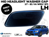 New Genuine Headlight Grey Washer Cap Cover 17-21 Subaru Impreza VA WRX STi LH