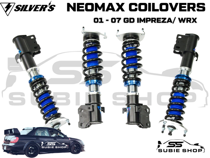 NeoMax Coilovers For Subaru Impreza WRX 01-07 GD Suspension Shocks Springs Strut