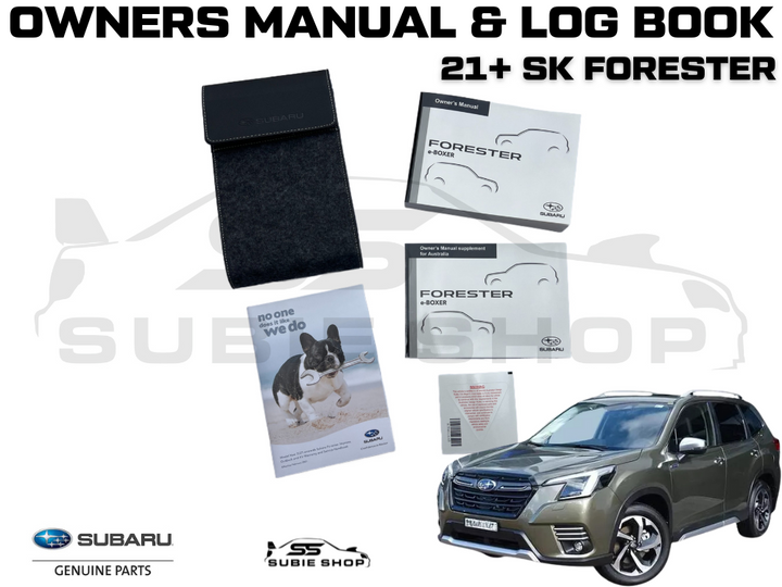 GENUINE Subaru Forester  Hybrid SK 21+ Factory Owners Manual Log Book Wallet Set