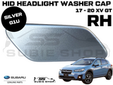 New GENUINE Subaru XV GT 17-20 Headlight Bumper Washer Cap Cover Silver G1U RH