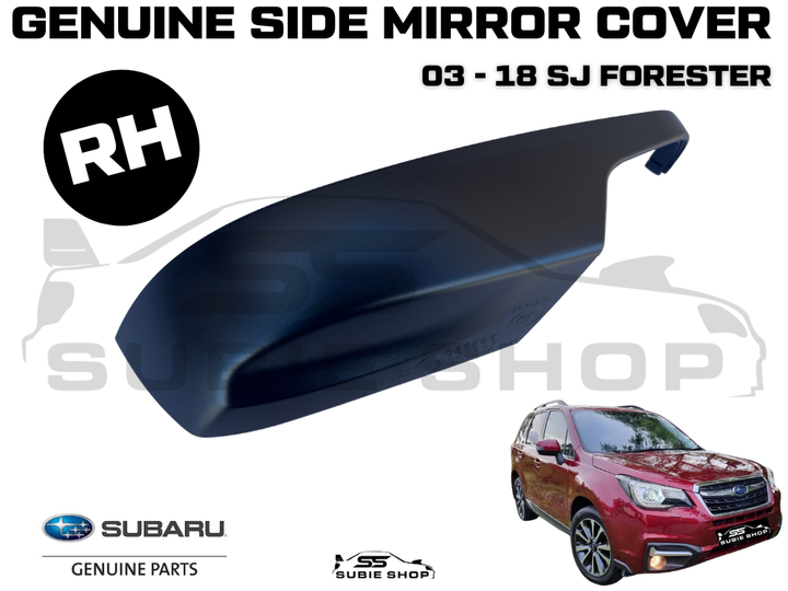 Genuine Subaru Forester SJ 2013 - 18 Right Driver Side Mirror Cover Trim Panel