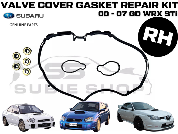 GENUINE Subaru Impreza GD STi Engine Valve Tapper Rocker Cover Gasket Seals Set